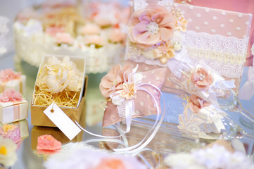 Some beautiful wedding accessories