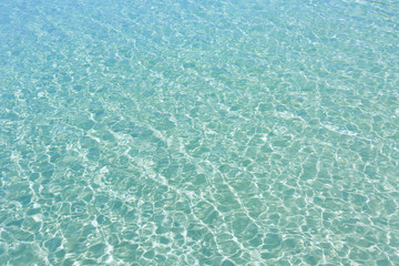 Fototapeta na wymiar beautiful clear sea water