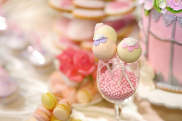 Beautiful desserts, sweets and candy table