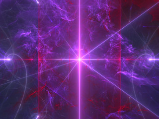 Abstract digitally generated pink and purple background
