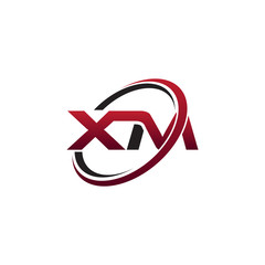 Modern Initial Logo Cirlce XM