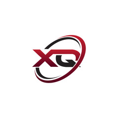 Modern Initial Logo Cirlce XQ