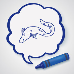 Eel doodle