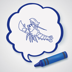 Lobster doodle