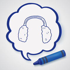 earmuffs doodle