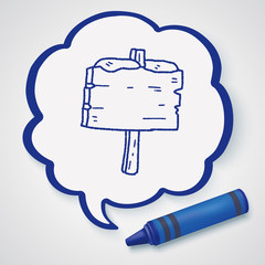 snow and board doodle