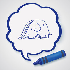 Elephant SLIDE doodle
