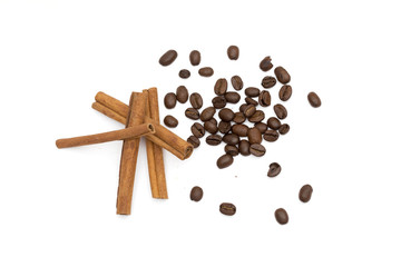 chocolate on the white background