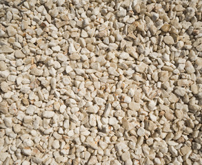 Nature background of a white marble chips