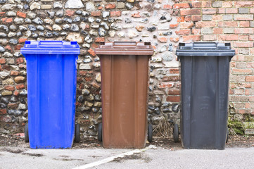Plastic bins