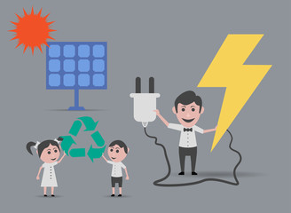 solar powered outlets