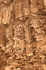 Clay loam closeup as background