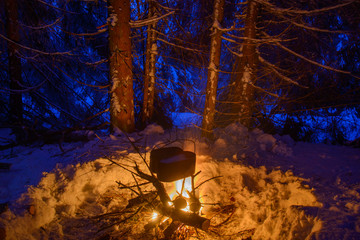 cooking in winter travel