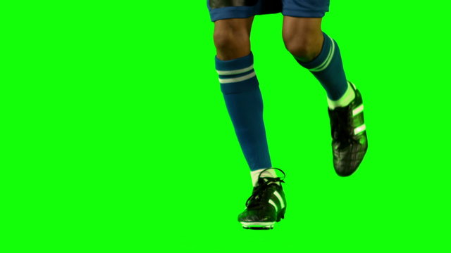  Football player controlling the ball 