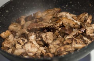 Champignons cuits