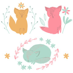 cute kittens set