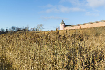 St. Euthymius monastery in Suzdal, founded at  1350. Golden Ring of Russia Travel
