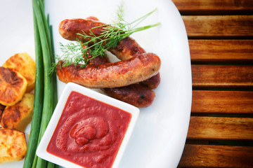 meat sausages
