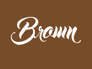brown color