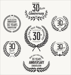 Anniversary laurel wreath 