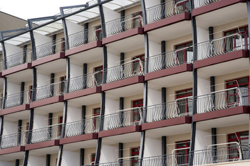 balcony of building