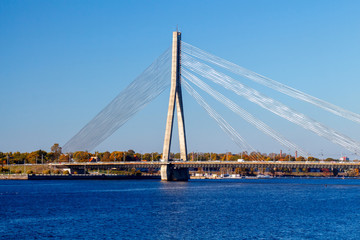 Riga. View of the River Daugava.