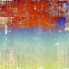 Grunge, vintage old background. With different color patterns: yellow (beige); brown; red (orange); blue