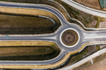 road junction  aerial view
