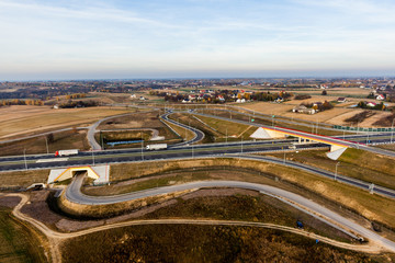 road junction  aerial view
