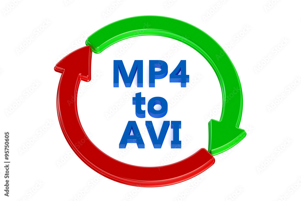 Poster converting mp4 to avi