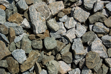 Large Gravel Rocks Close Up