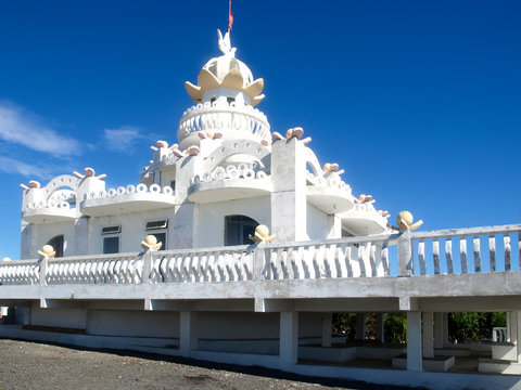 Hindu temple near Poste de Flacq in Mauritius