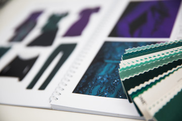 Farbmuster, Modedesign
