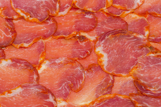 Textura de lomo ib&eacute;rico.