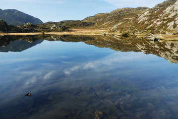 Fototapeta premium Reflections on Innominate Tarn