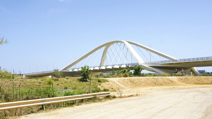 Obraz premium Puente sobre el río Llobregat, Barcelona