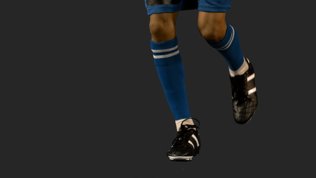  Football player controlling the ball 