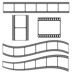Verschiedene Filmstreifen Set