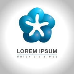 Fototapeta premium Abstract vector logo