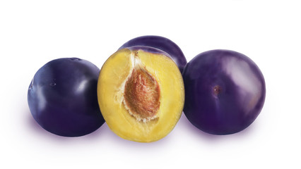Ripe plums