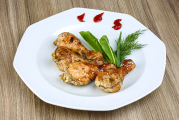 Grilled chicken legs