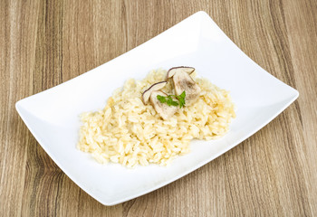 Mushroom risotto