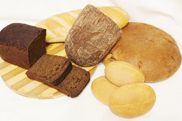 The bread on the table