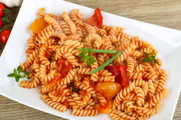 Pasta with tomato