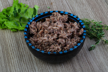 Canned tuna
