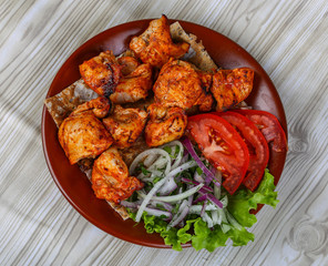Chicken skewers