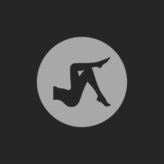 woman legs vector icon