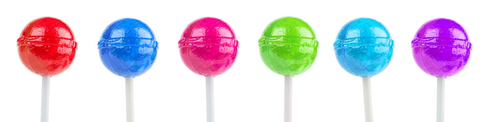 colorful lollipops