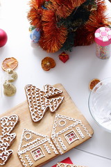 Christmas gingerbread cookies