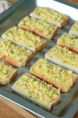 Bread garlic with butter
